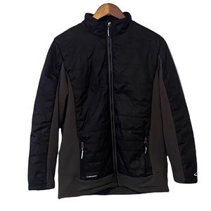 Black/gray full zipper Champion venture jacket for women